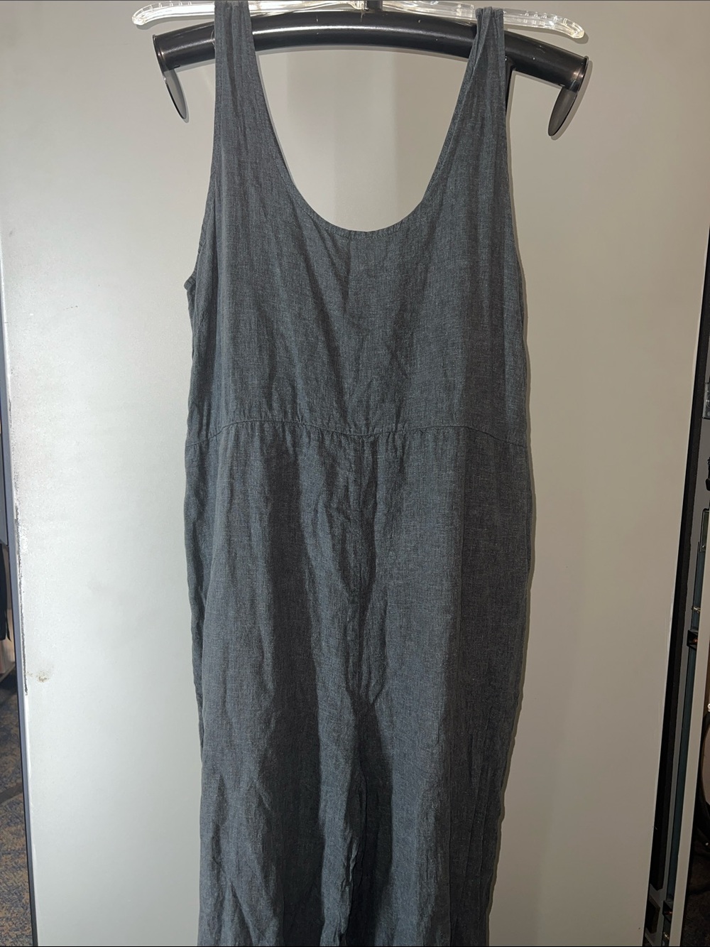 Patagonia Dark Charcoal Scoop-Neck Sleeveless Jumpsuit
